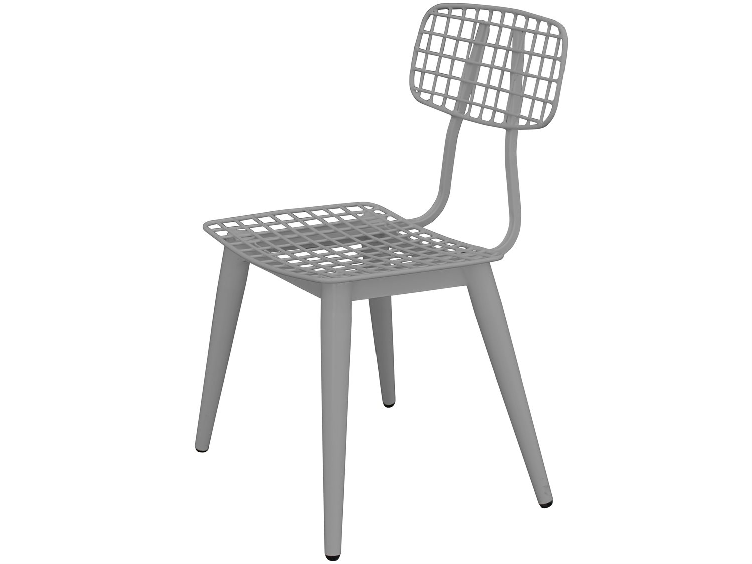 Source Outdoor Furniture Closeout Tribeca Steel Dining Side Chair in