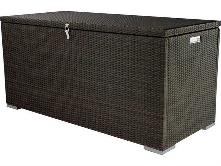 Source Outdoor Furniture Manhattan Rectangular Wicker Cushion Storage