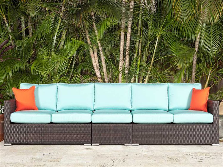 Source Outdoor Furniture Lucaya Wicker Cushion Lounge Set