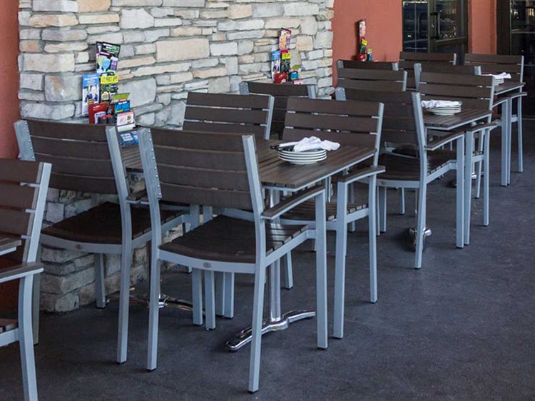 Source Outdoor Furniture Vienna Aluminum Dining Set VIENDINSET3