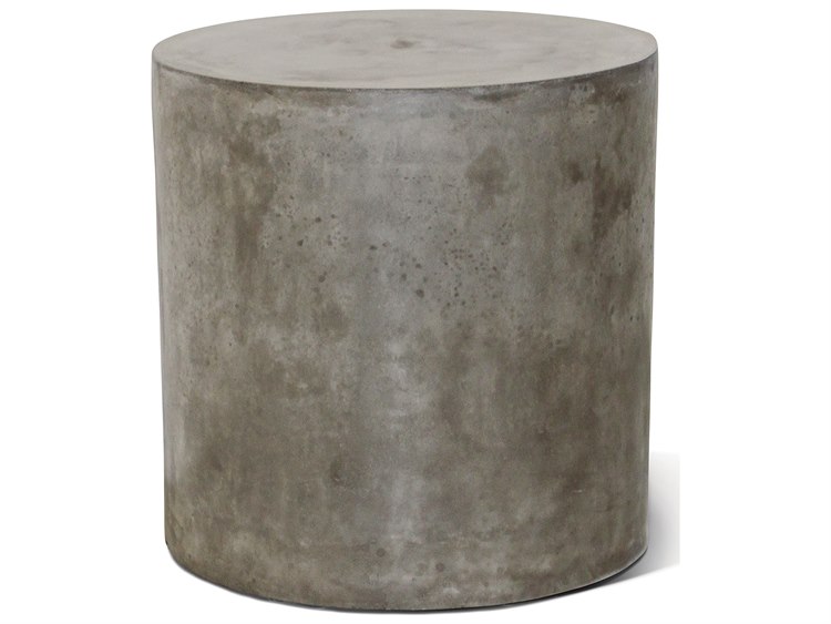 Seasonal Living Perpetual Slate Gray  Bill 16'' Round Accent Table