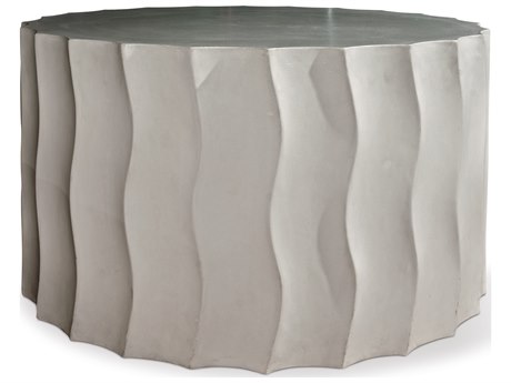 Seasonal Living Perpetual Slate Gray  Wave 26'' Round '' Accent Table