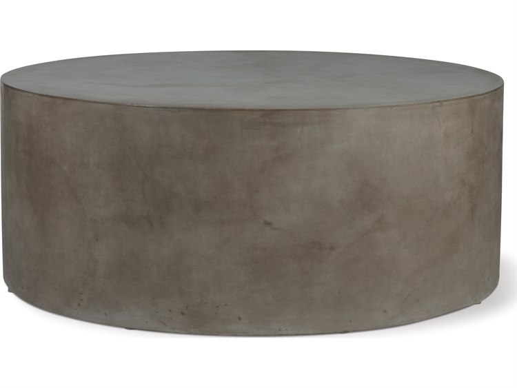Round Concrete Coffee Table - Holloway Round Concrete Coffee Table Moss