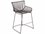 Seasonal Living Archipelago Dark Gray Aluminum Dane Counter Chair Set in Dove Gray Weave (Price Includes 2)  SEA620FT061P2LGD