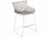 Seasonal Living Archipelago Dark Gray Aluminum Dane Counter Chair Set in Dark Pebble Weave (Price Includes 2)  SEA620FT061P2DGP