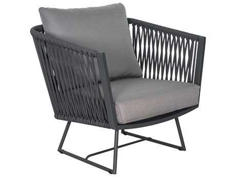 Seasonal Living Archipelago Aluminum Dark Gray Orion Lounge Chair