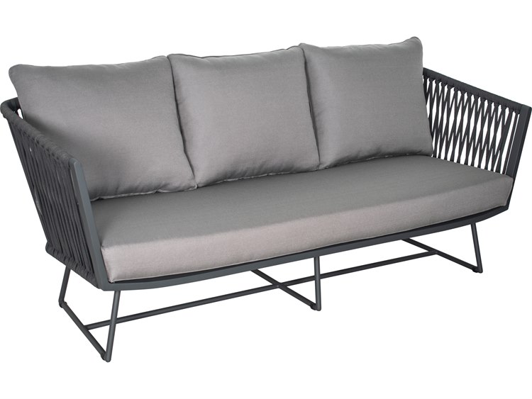 Seasonal Living Archipelago Aluminum Dark Gray Orion Sofa