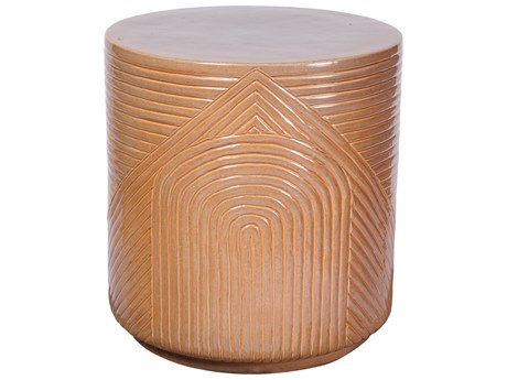 Seasonal Living Ceramics Taupe Gloss Ceramic Dining Chair