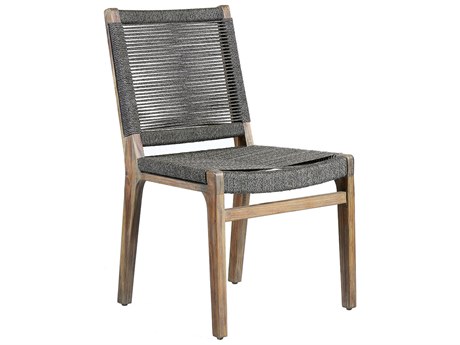 Seasonal Living Explorer Mixed Grey Acacia Wood Oceans Dining Side Chair (Set of 2)