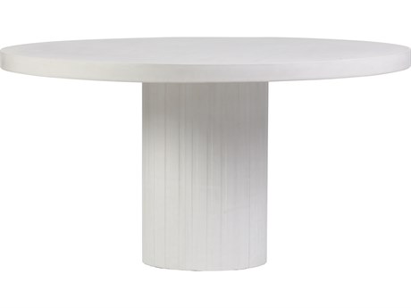 Seasonal Living Perpetual Ivory White Tama 57'' Round Dining Table