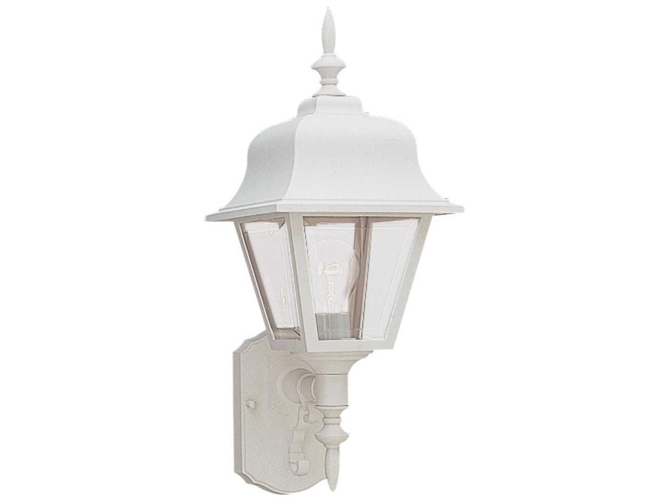 Sea Gull Lighting Painted Polycarbonate White Outdoor Wall Light SGL876515