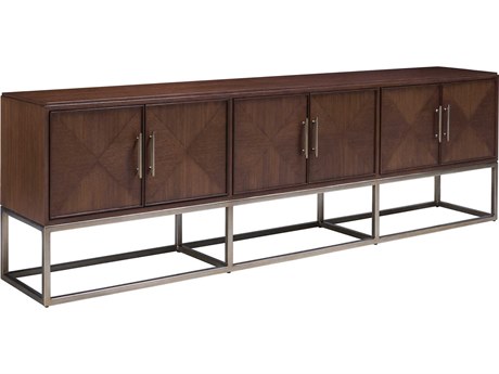 Sligh Studio Designs 100" Walnut Wood Dark Media Console