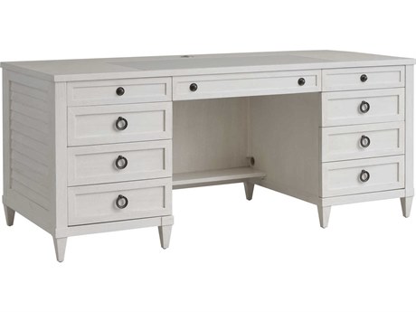 Sligh Sanibel White Executive Desk