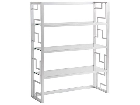 Sligh Barrington Wheaton Silver Leaf Hutch