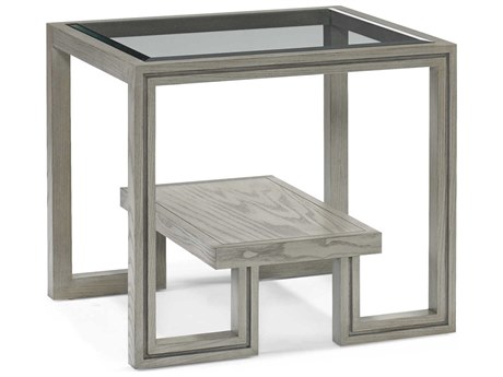 Sherrill Occasional North Shore Square Glass End Table
