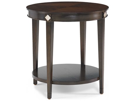 Sherrill Occasional Naples Round Wood End Table