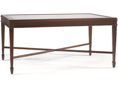 Sherrill Occasional South Hampton Rectangular Glass Coffee Table