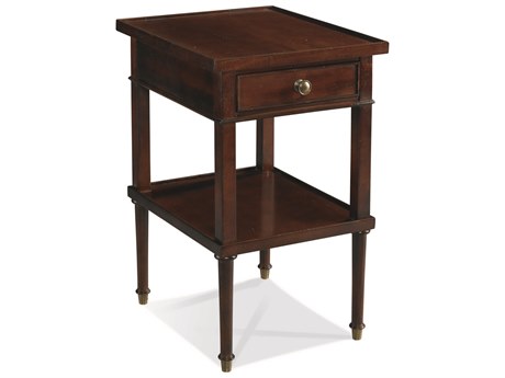 Sherrill Occasional Antiquities Rectangular Wood End Table