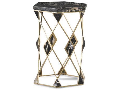 Sherrill Occasional Masterpiece Ocatagon Wood Spot Table