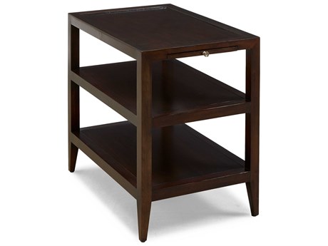 Sherrill Occasional Masterpiece Walton Rectangular Wood Mocha Tier Table