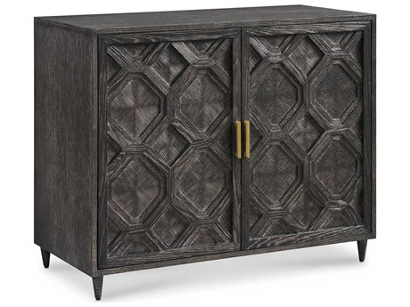 Sherrill Occasional Voyage Maison Bridger Black Ceruse Oak Wood Accent Chest