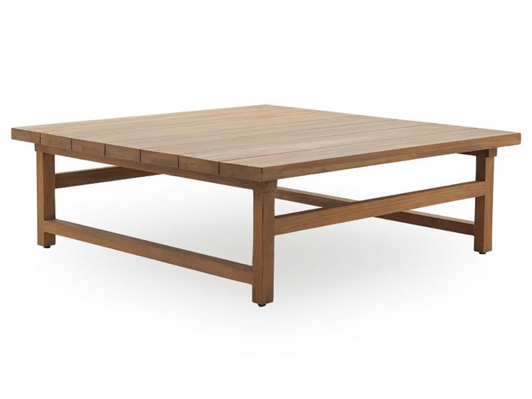 Sika Design Teak Natural Brown Juliana 47''Wide Square Coffee Table