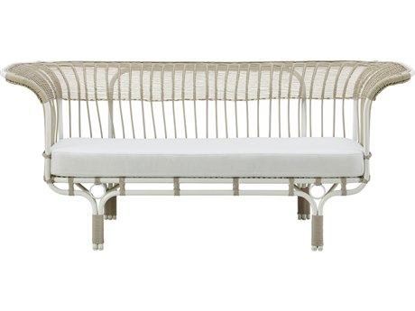 Sika Design Exterior Aluminum Dove White Cushion Belladonna Sofa