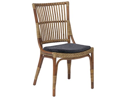Sika Design Originals Anqtiue Wicker Cushion Dining Chair in Youtoo Dark Grey