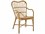 Sika Design Exterior Aluminum Dove White Margaret Stackable Dining Arm Chair  SIKSDE103DO
