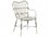 Sika Design Exterior Aluminum Natural Margaret Stackable Dining Arm Chair  SIKSDE103NU