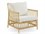 Sika Design Exterior Aluminum Dove White Cushion Caroline Lounge Chair  SIKSDE126DO