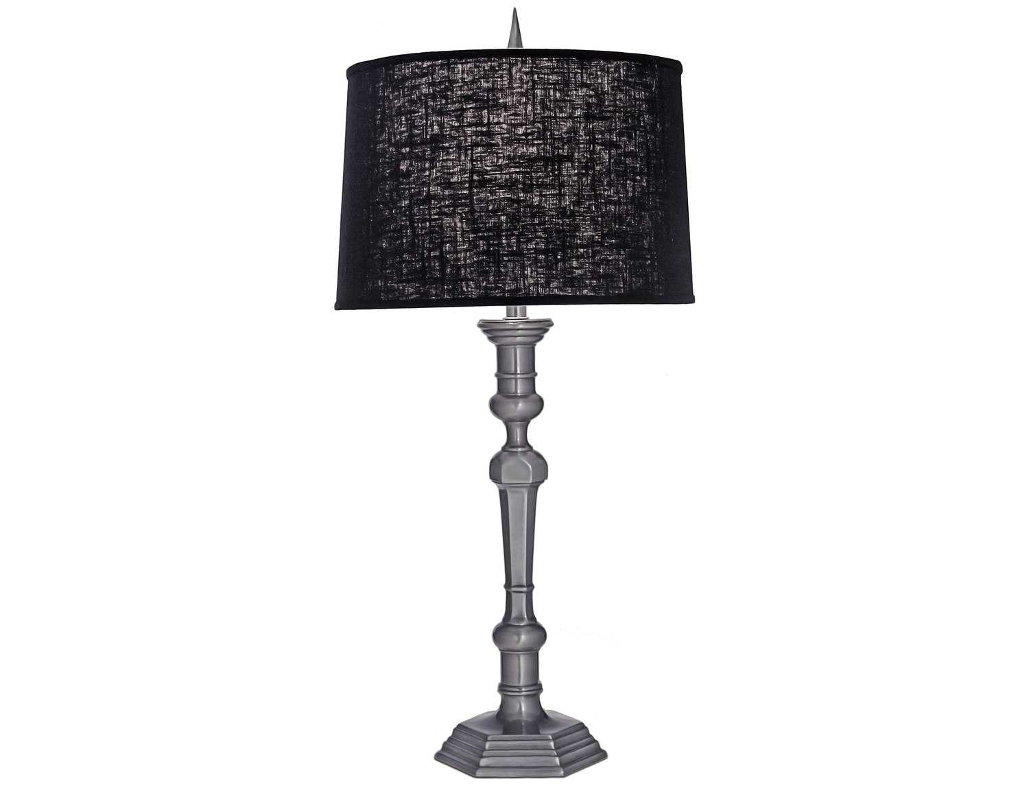 Stiffel Gun Metal & Chelsea Black Table Lamp SITLN3040N3042GM