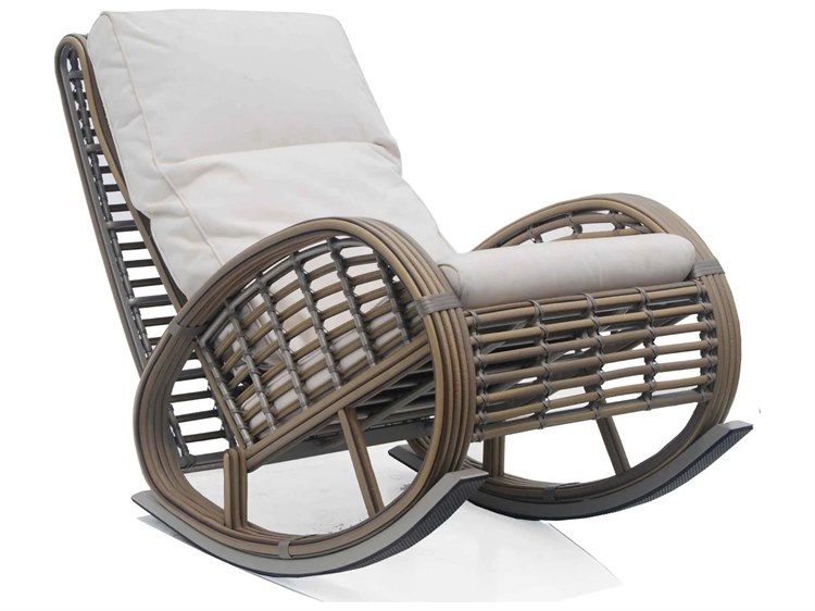 Skyline Design Dynasty Kubu Mushroom Aluminum Cushion Lounge Chair