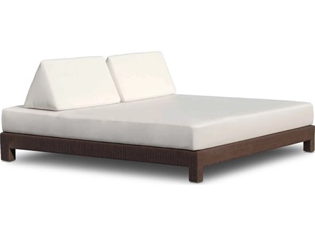 Skyline Design Anibal Jb Chocolate Aluminum Cushion Lounge Bed