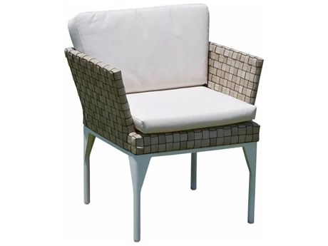 Skyline Design Brafta Seashell Aluminum Cushion Lounge Chair