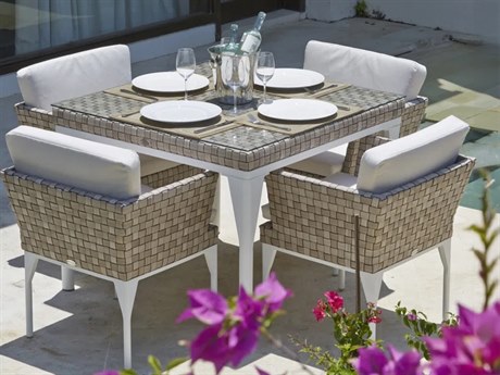 Skyline Design Brafta Seashell Aluminum Dining Set