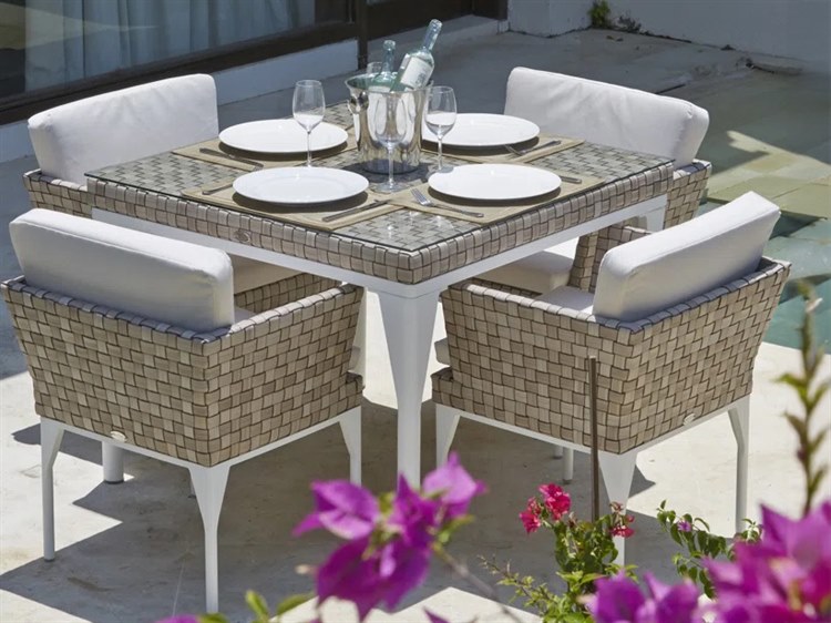 Skyline Design Brafta Seashell Aluminum Dining Set