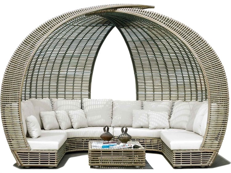 Skyline Design Sparta Kubu Mushroom Aluminum Cushion Lounge Bed