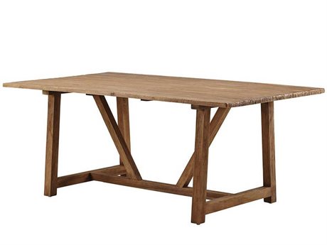 Sika Indoor Lucas Teak Rectangular Wood Dining Table