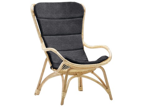 Sika Indoor Originals Brown Accent Chair & Natural Cushion Set