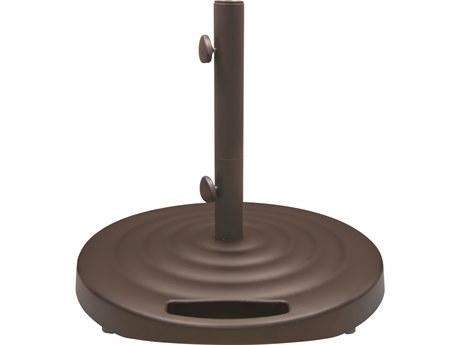 Shademaker Monaco Cast Aluminum Round Umbrella 100lbs Base with Wheels & Handle