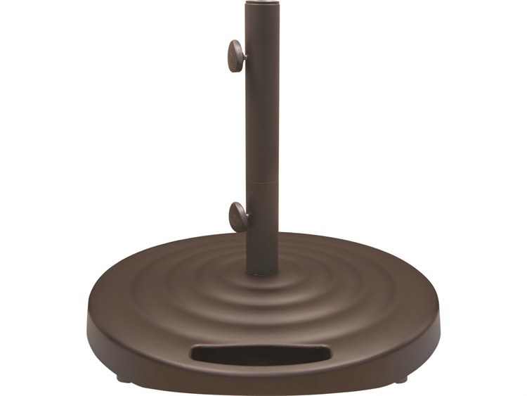 Shademaker Monaco Cast Aluminum Round Umbrella 100lbs Base with Wheels & Handle