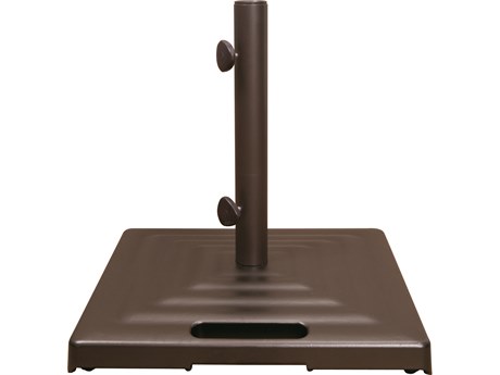 Shademaker Monaco Cast Aluminum Square Umbrella 100lbs Base with Wheels & Handle