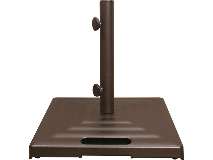 Shademaker Monaco Cast Aluminum Square Umbrella 100lbs Base with Wheels & Handle