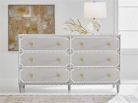 Somerset Bay Greenwich 6-Drawers Gray Double Dresser