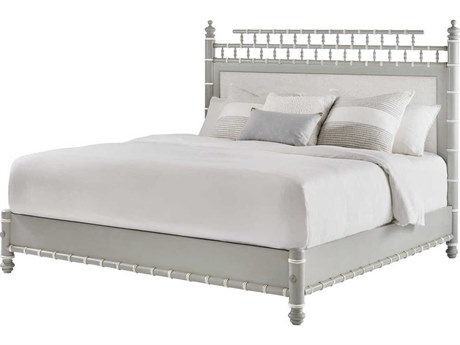 Somerset Bay Greenwich Gray Upholstered Queen Platform Bed