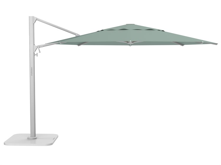 Shademaker Polaris Aluminum 13'' Foot Octagon Crank Lift Umbrella