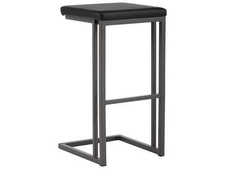 Sunpan Urban Unity 16" Boone Barstool Grey Onyx
