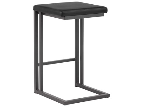 Sunpan Urban Unity 16" Boone Counter Stool Grey Onyx