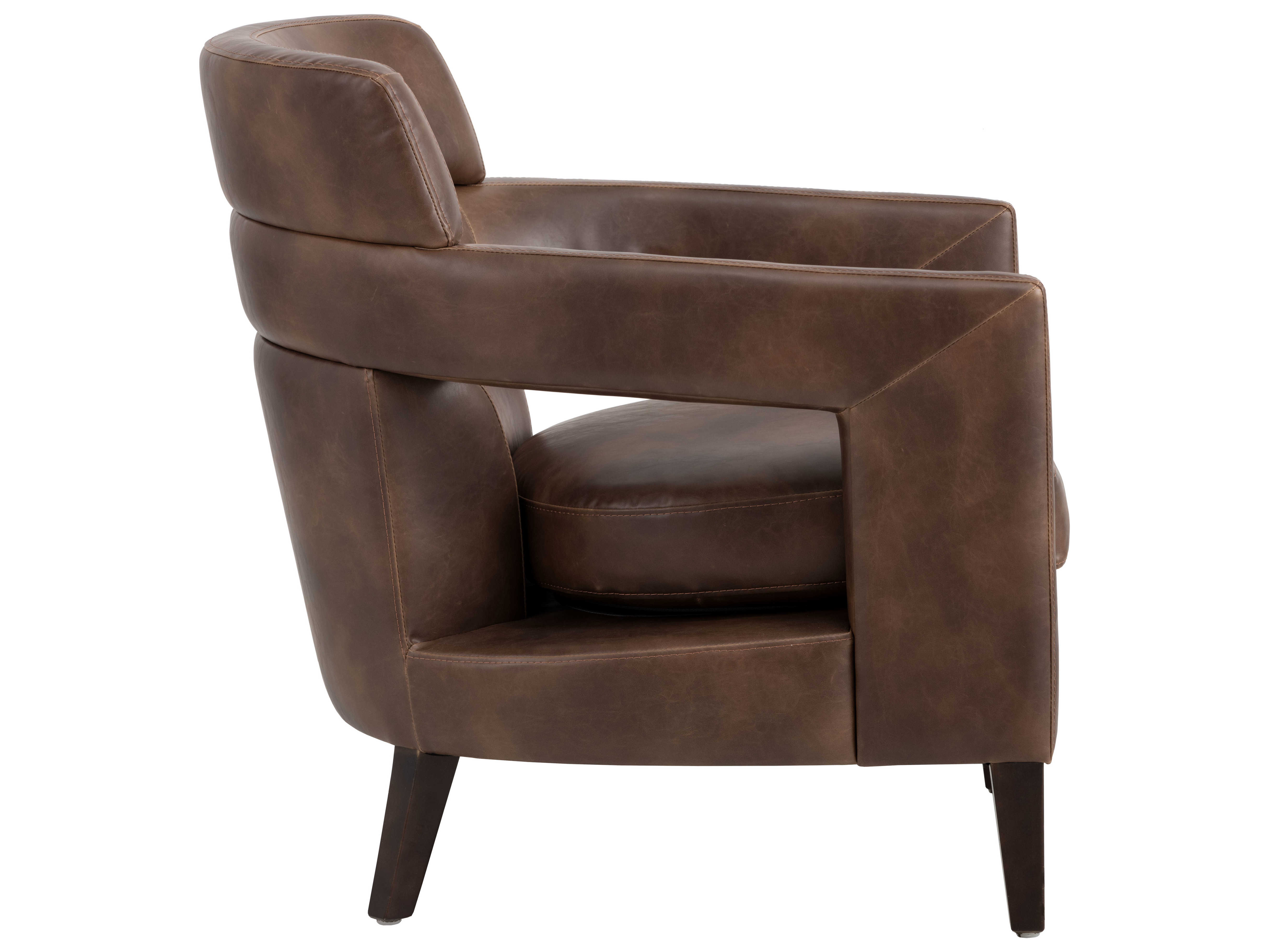 Dark Brown Accent Chairs For Living Room